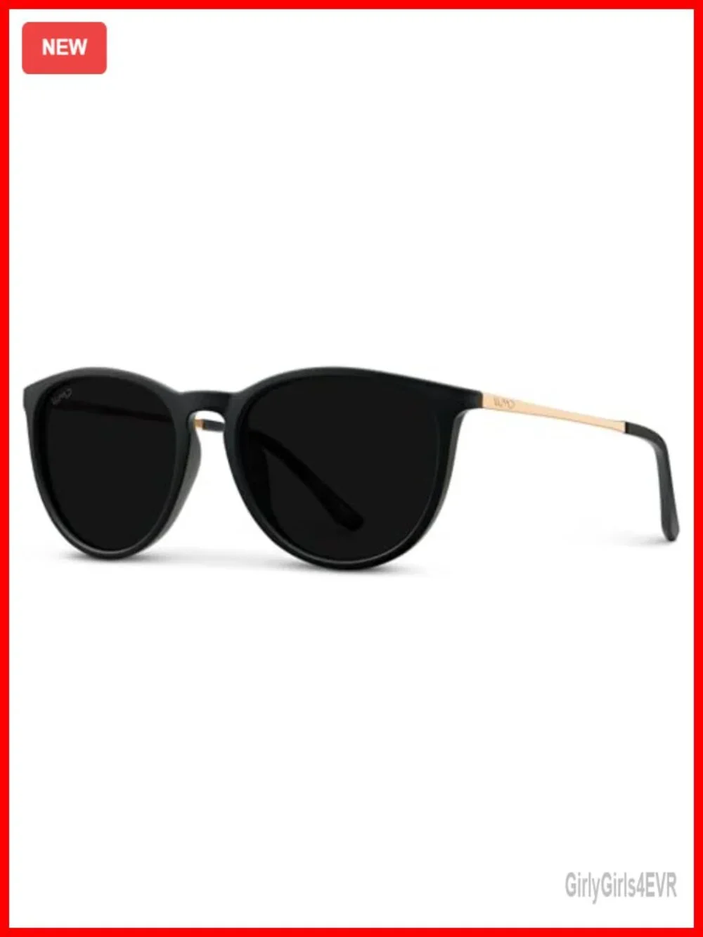 WearMe Pro Drew Women's Polarized Sunglasses Retro Round Frame UV400